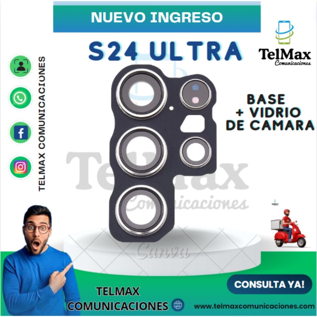 LENTE CON BASE PARA SAM S24 ULTRA