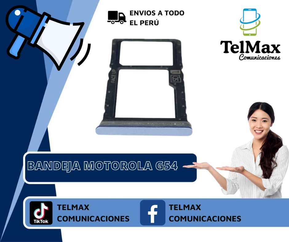 BANDEJA PARA MOTO G54