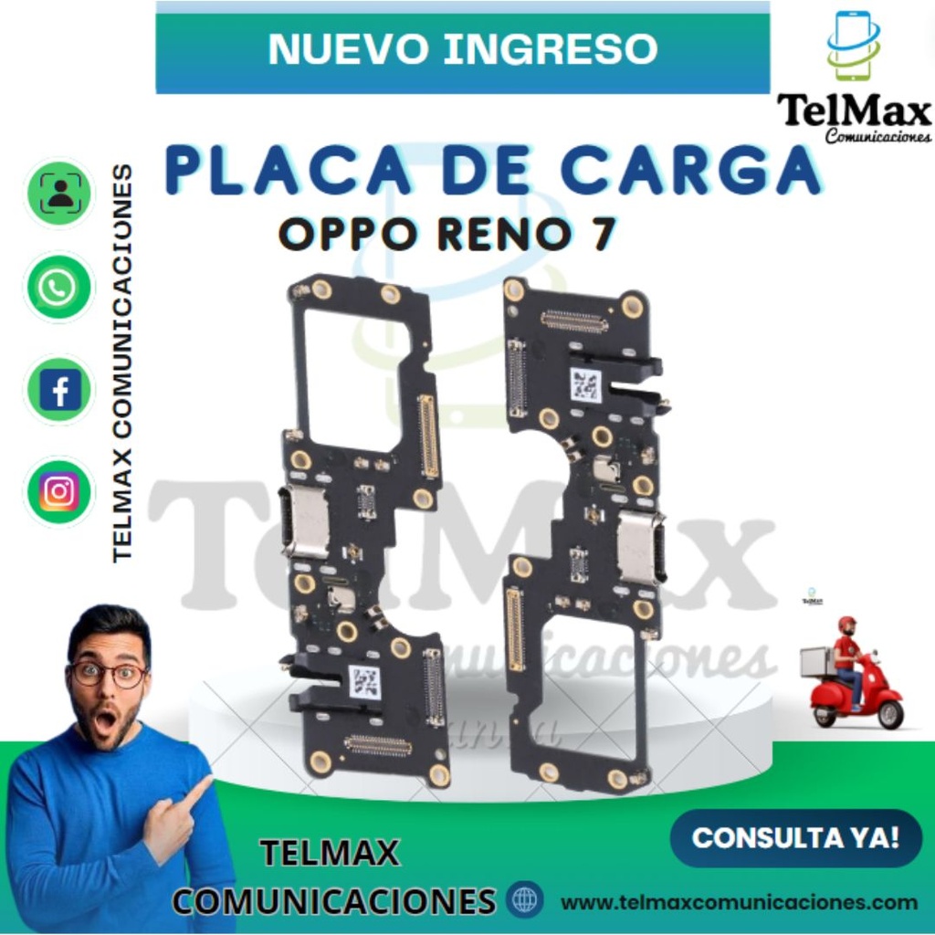 PLACA DE CARGA OPPO RENO 7