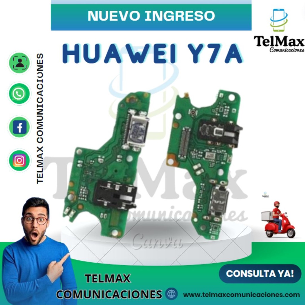 PLACA DE CARGA HUAWEI Y7A