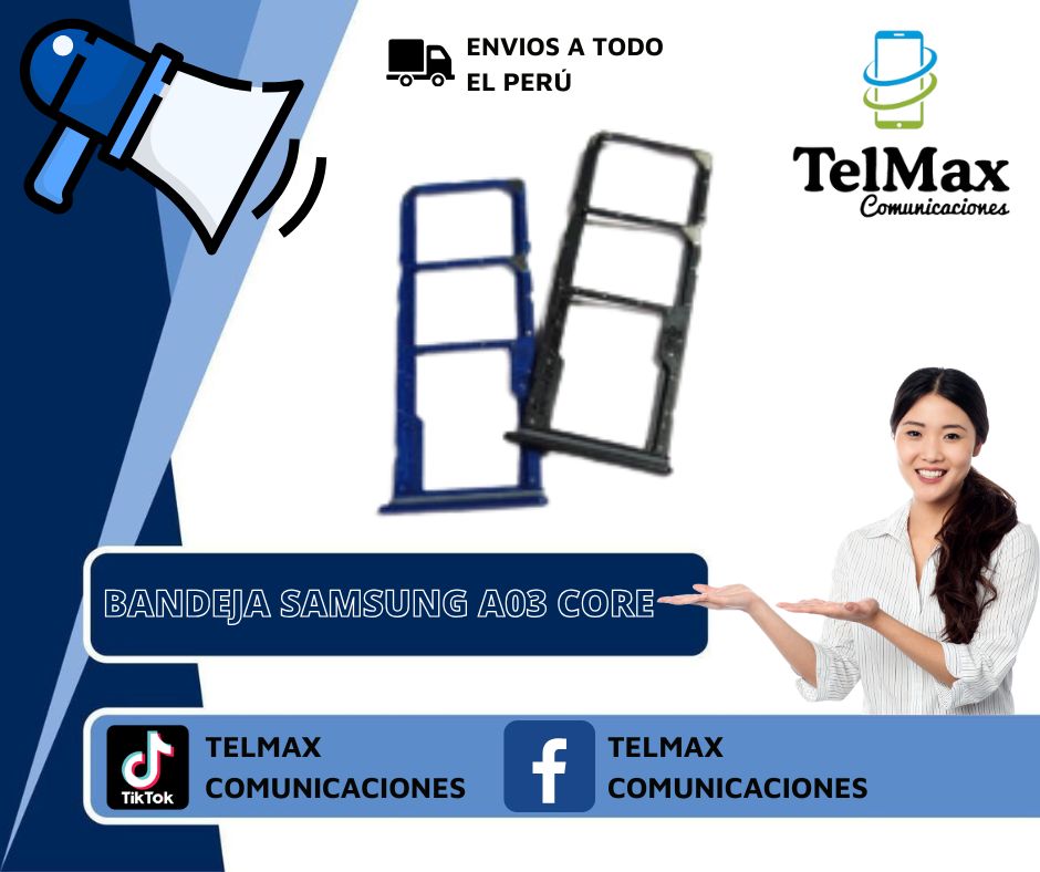 BANDEJA PARA SAM A03 CORE