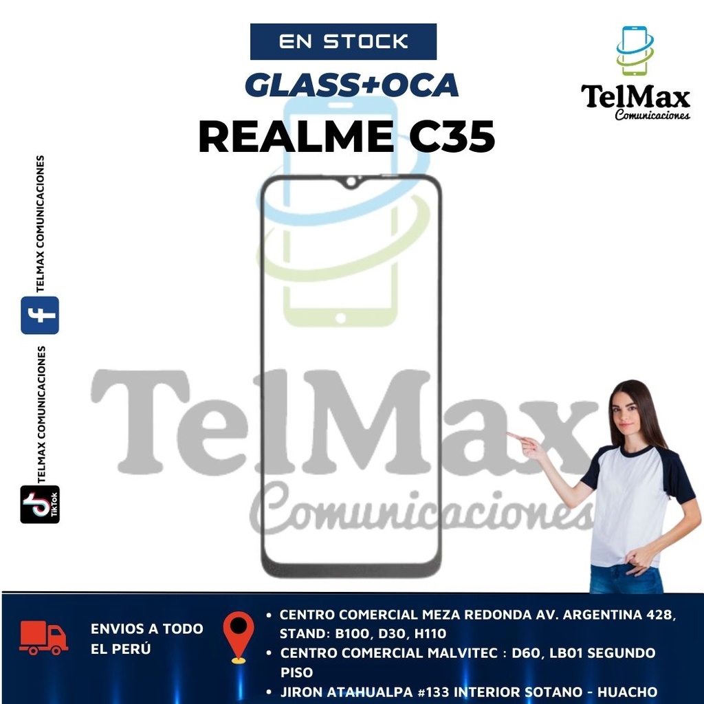 GLASS PARA REALME C35
