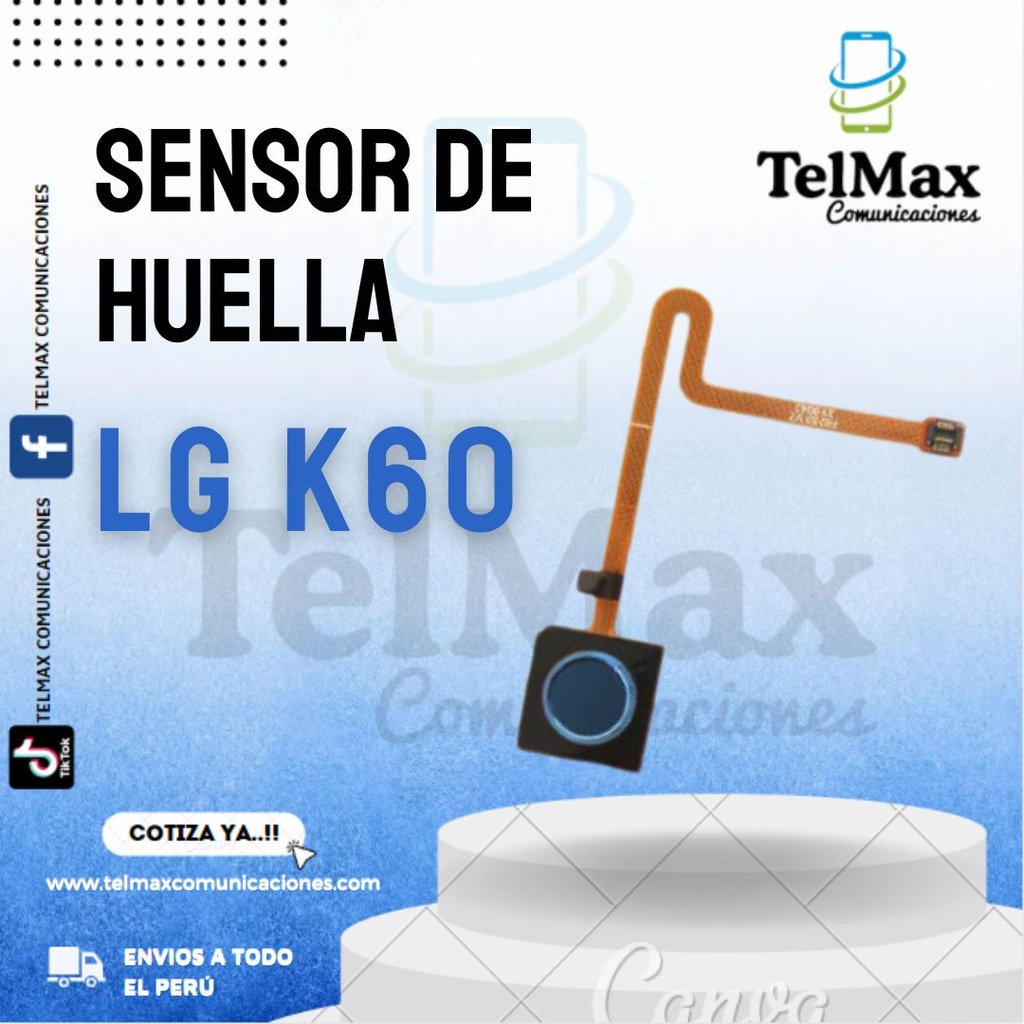 SENSOR DE HUELLA PARA LG Q60