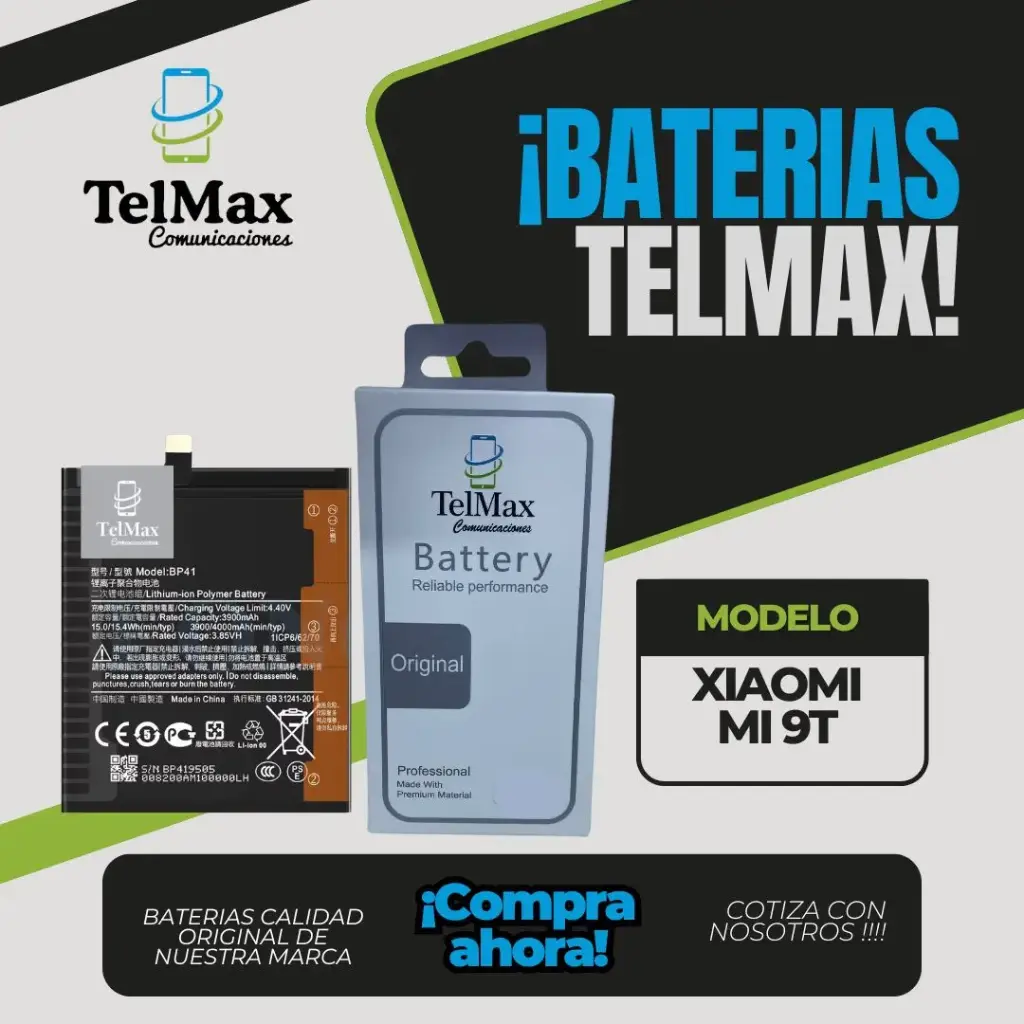 BATERIA PARA XIA MI 9T (BP41)(Original)