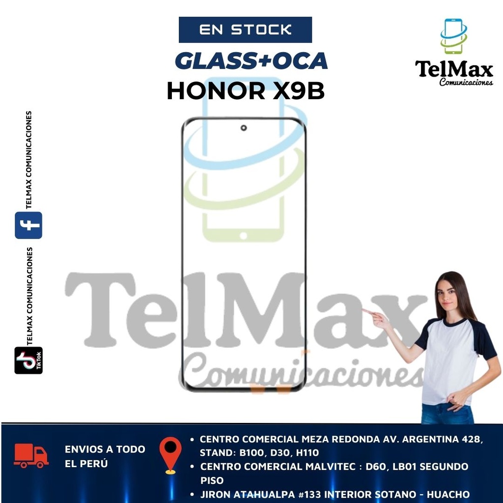 GLASS PARA HONOR X9B