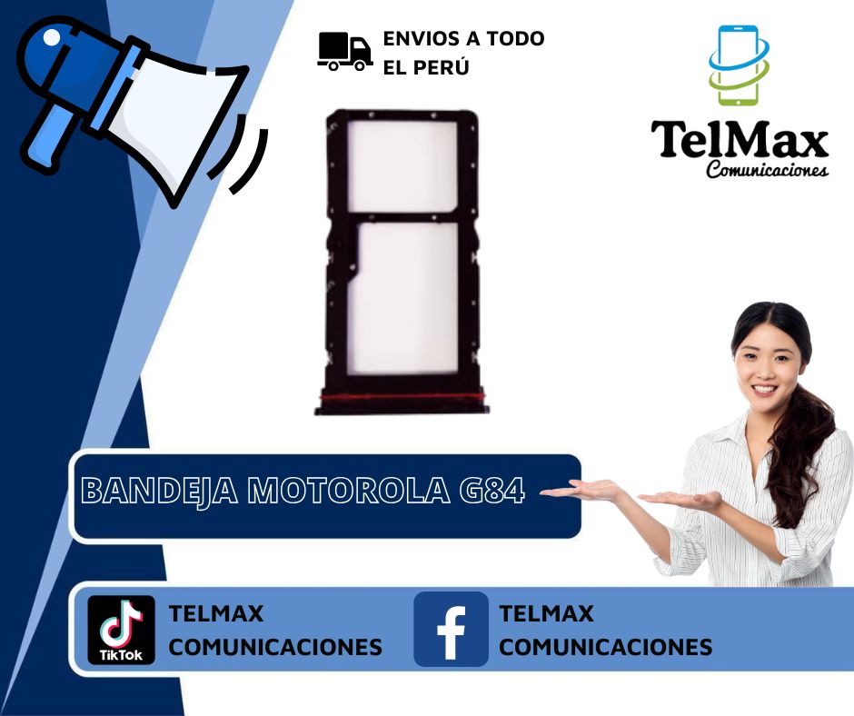 BANDEJA PARA MOTO G84