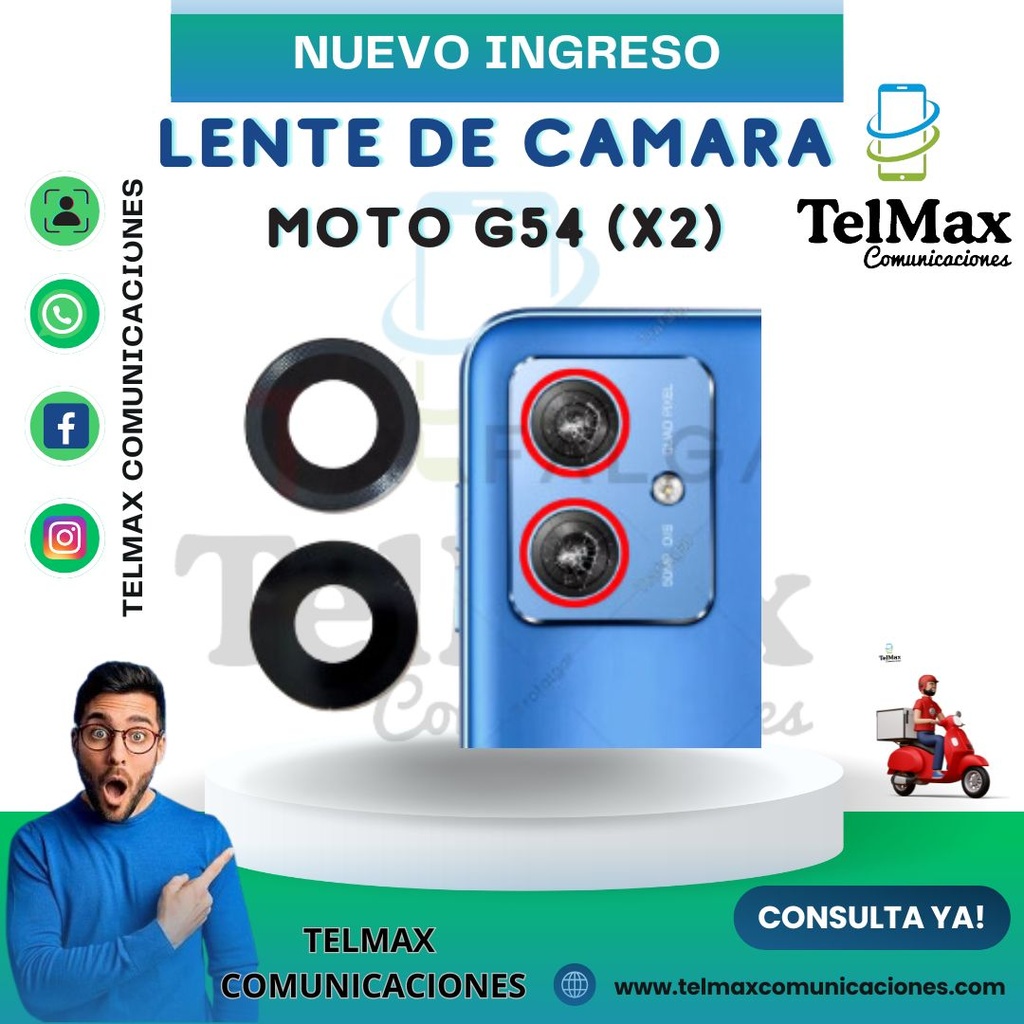 LENTE PARA MOTO G54 (JUEGO DE 2)