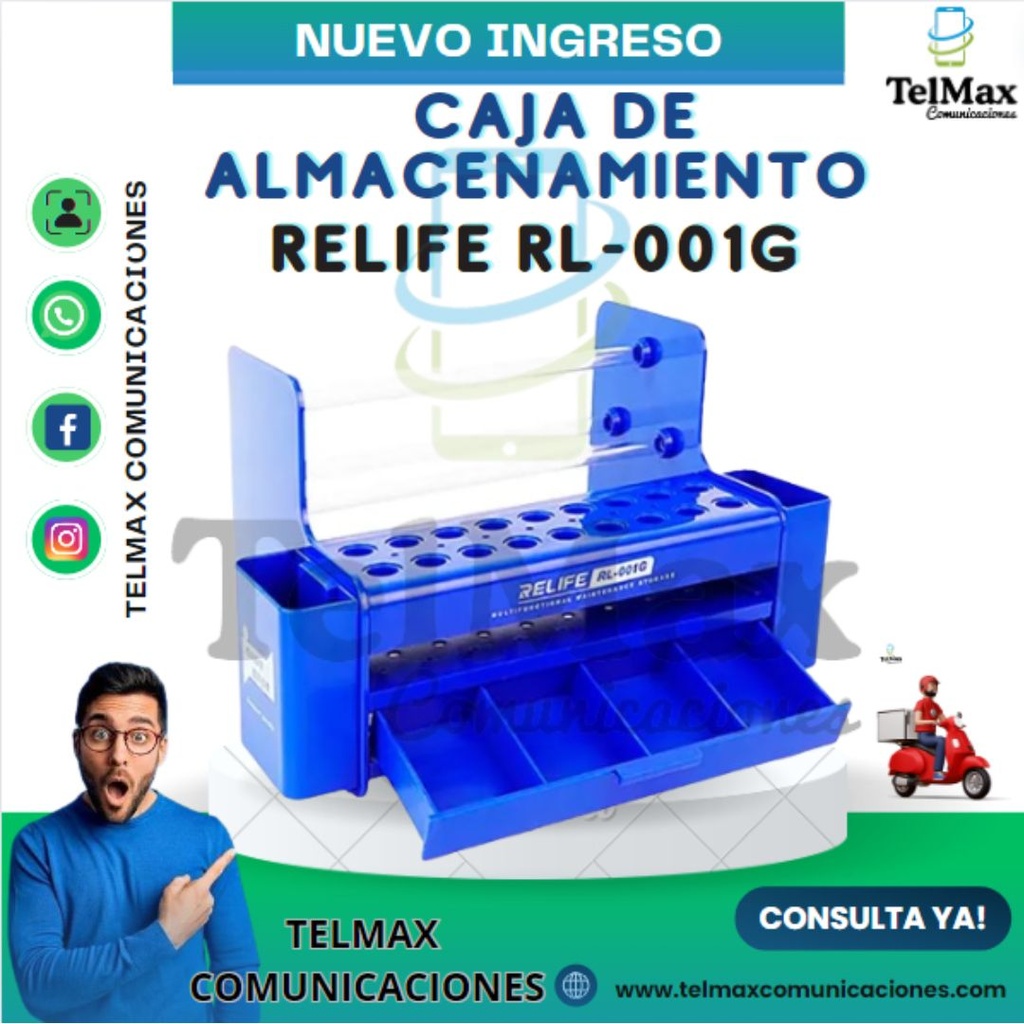 CAJA DE ALMACENAMIENTO RELIFE RL-001G