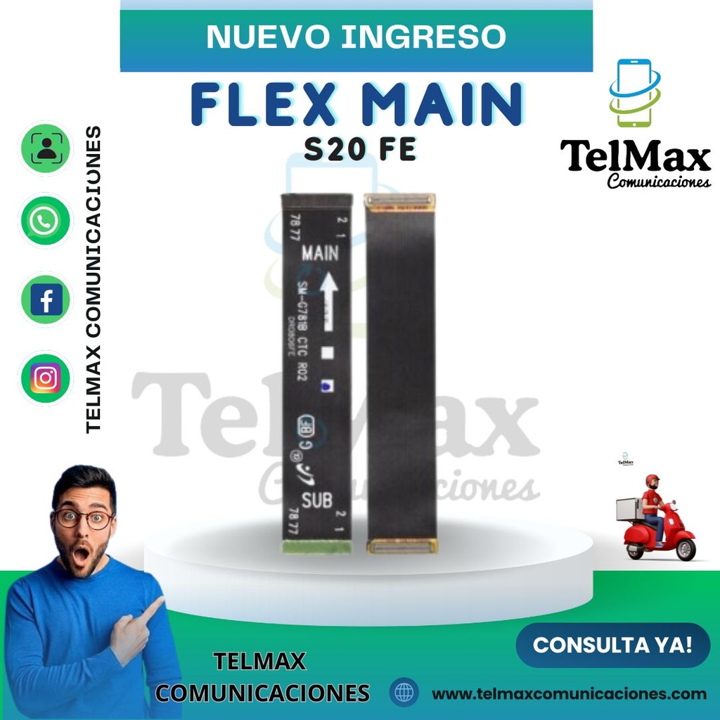 FLEX MAIN PARA SAMSUNG S20 FE