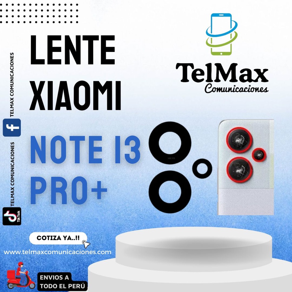 LENTE XIA NOTE 13 PRO PLUS (JUEGO DE 3)