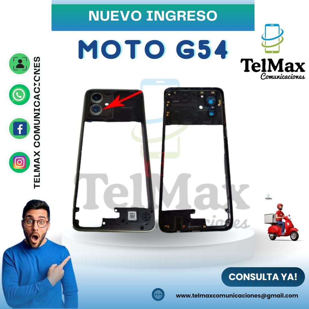BISEL BORDE PARA MOTO G54 5G