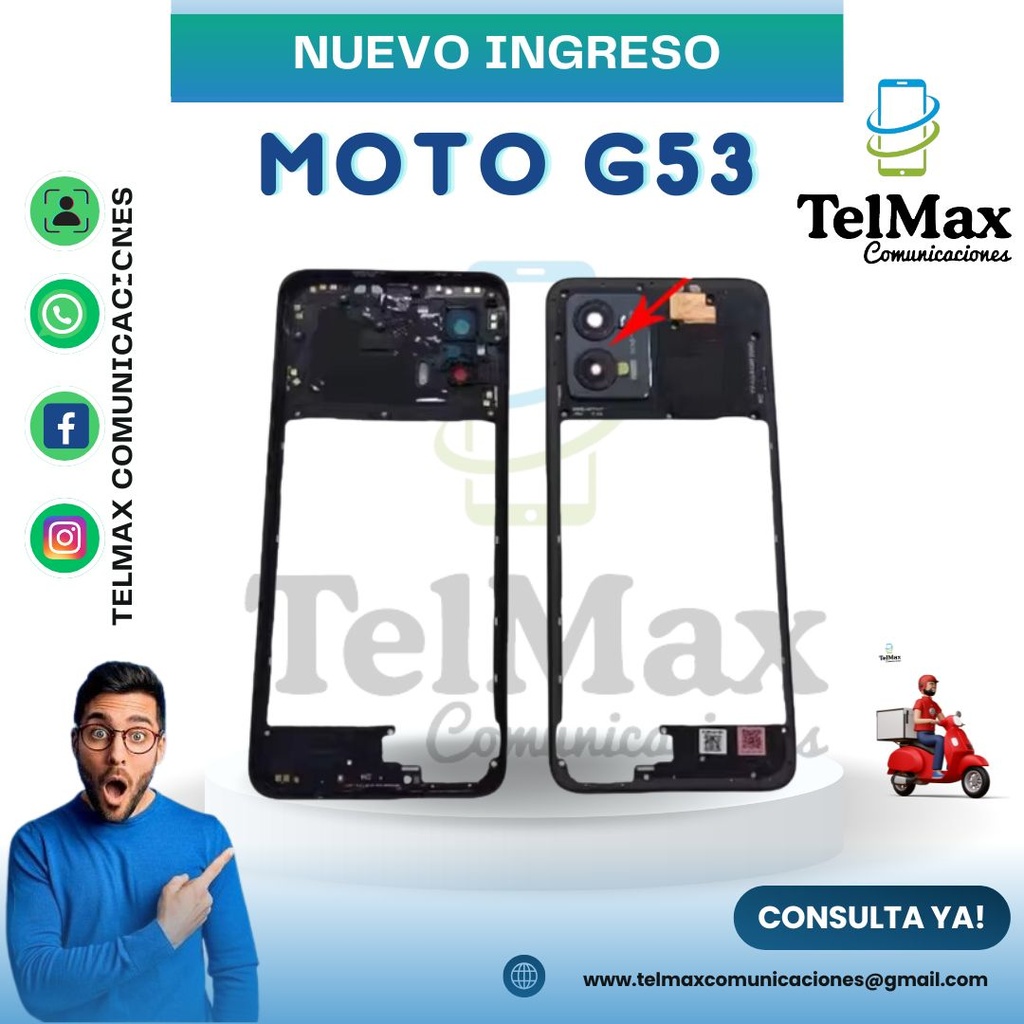 BISEL BORDE PARA MOTO G53