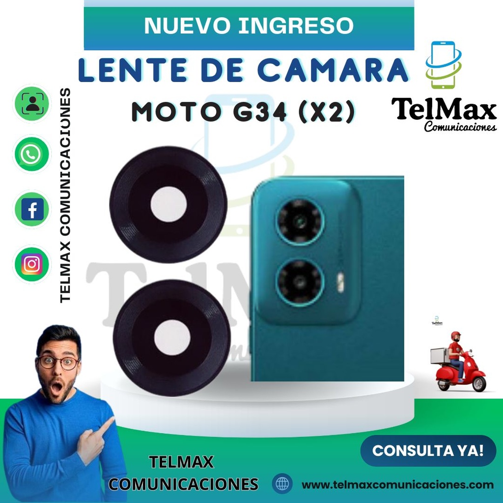 LENTE PARA MOTO G34