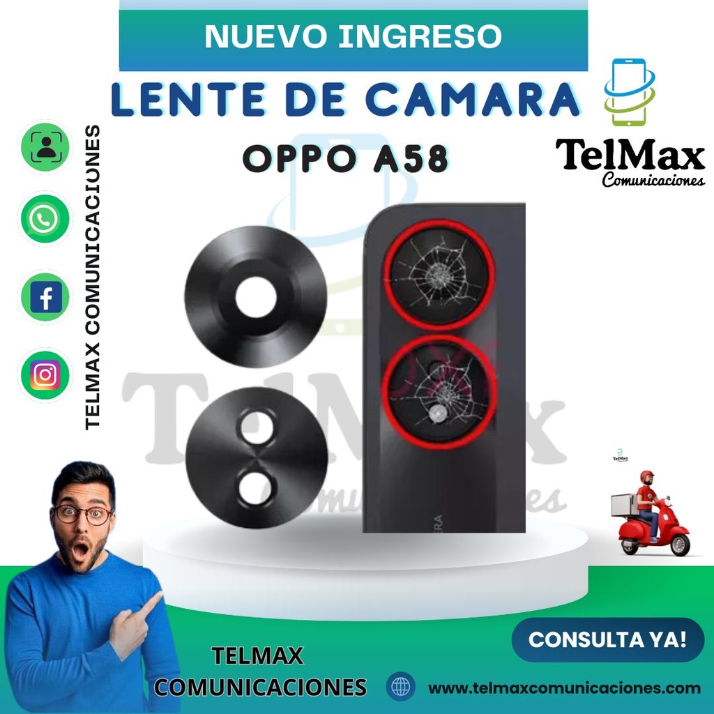 LENTE PARA OPPO A58