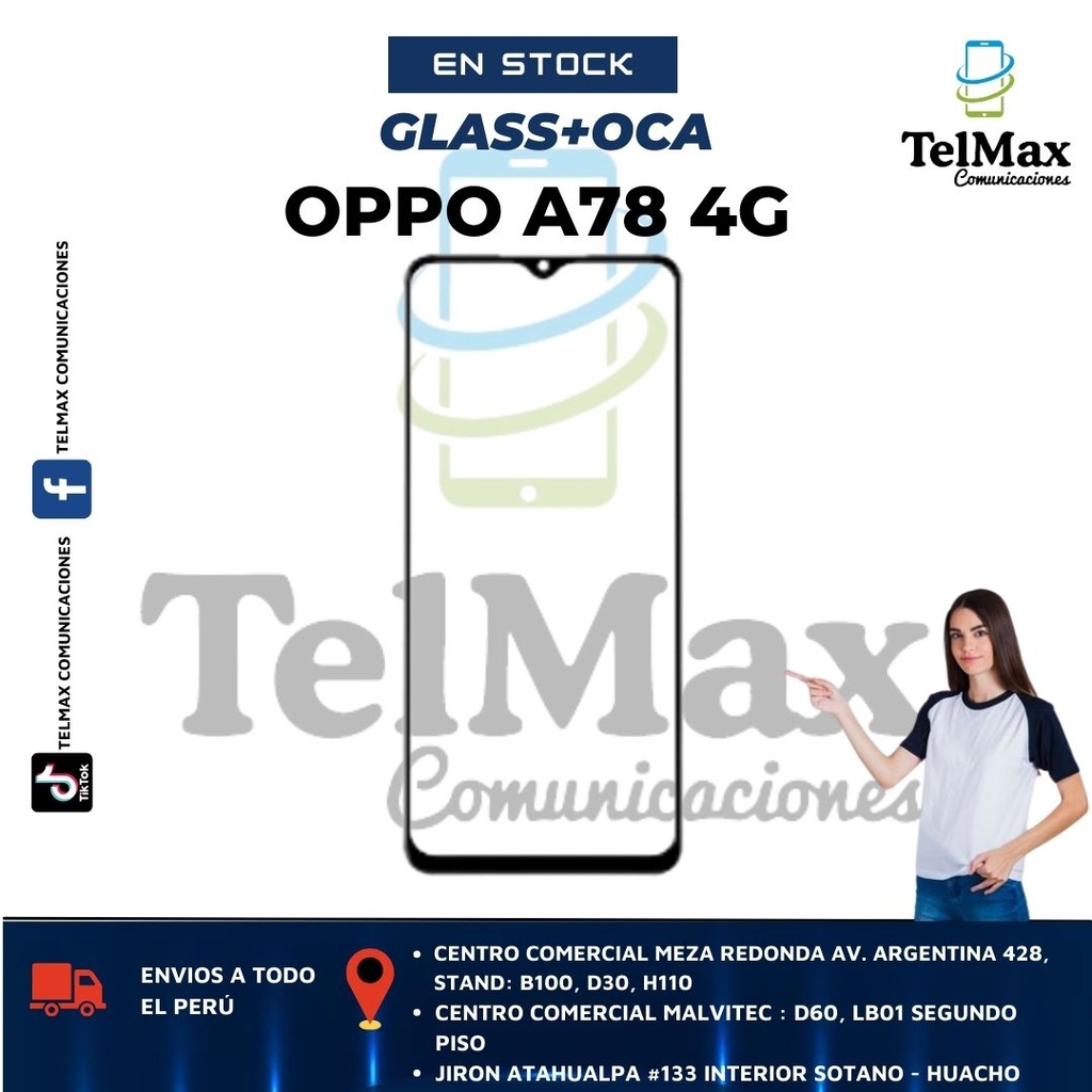 GLASS PARA OPPO A78 4G