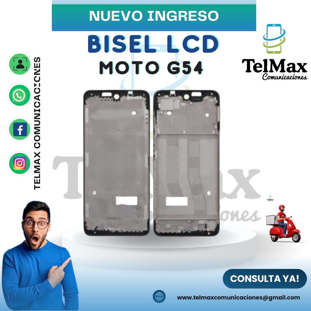BISEL LCD PARA MOTO G54