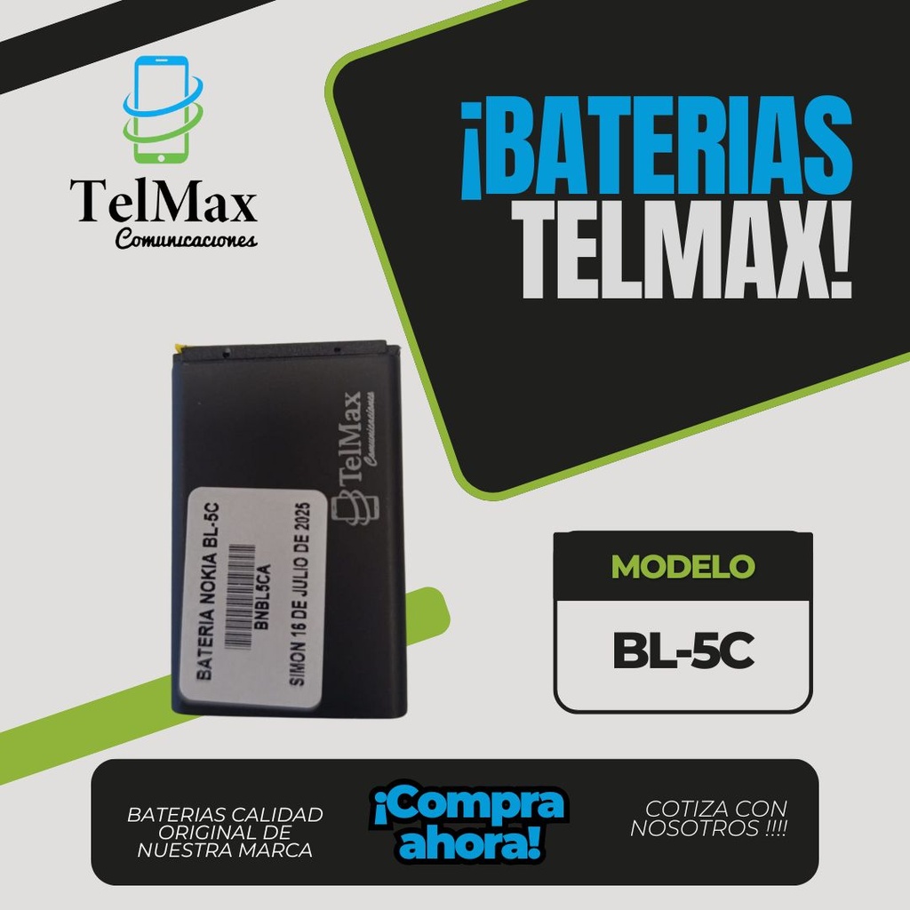 BATERIA PARA NOKIA BL-5C