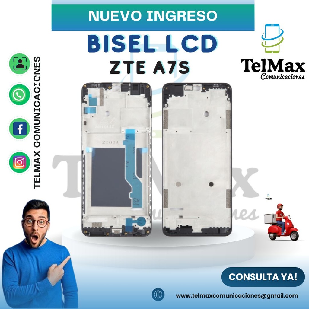 BISEL LCD PARA ZTE A7S