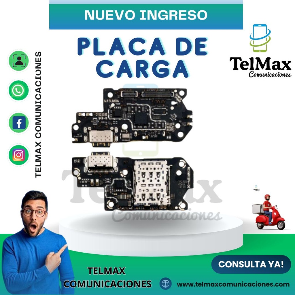 PLACA DE CARGA PARA XIA NOTE 12 PRO PLUS