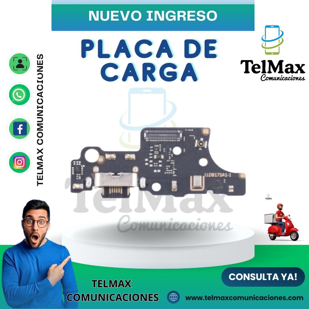 PLACA DE CARGA PARA MOTO G04
