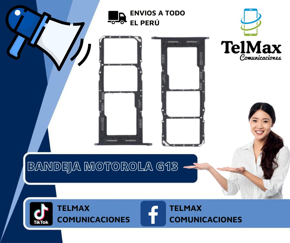 BANDEJA PARA MOTO G13/ G23