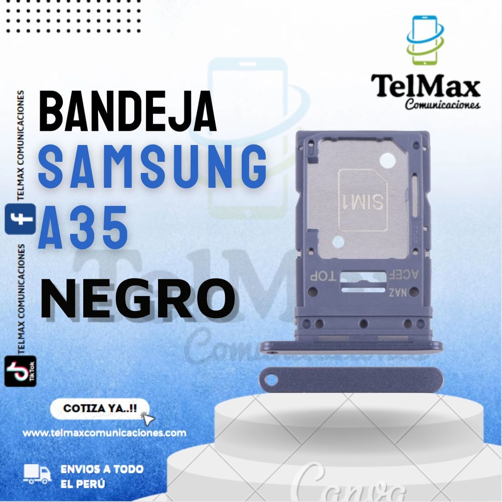 BANDEJA PARA SAM A35 (Negro)