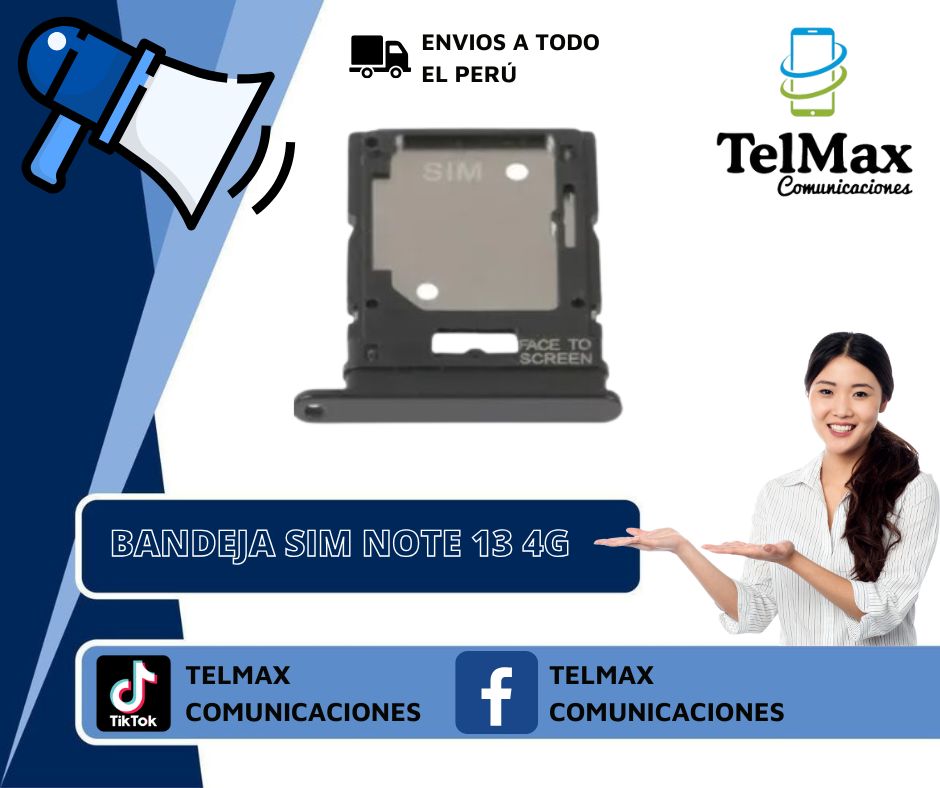 BANDEJA PARA XIA NOTE 13 4G