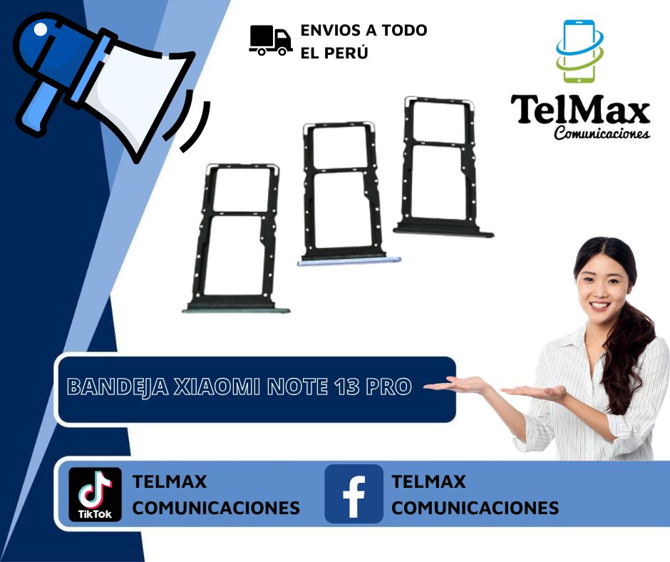 BANDEJA PARA XIA NOTE 13 PRO 4G