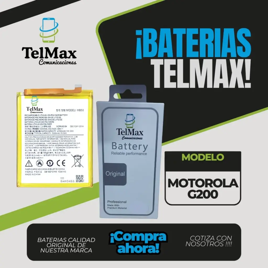 BATERIA PARA MOTO G200 / EDGE 2021 (MB50)