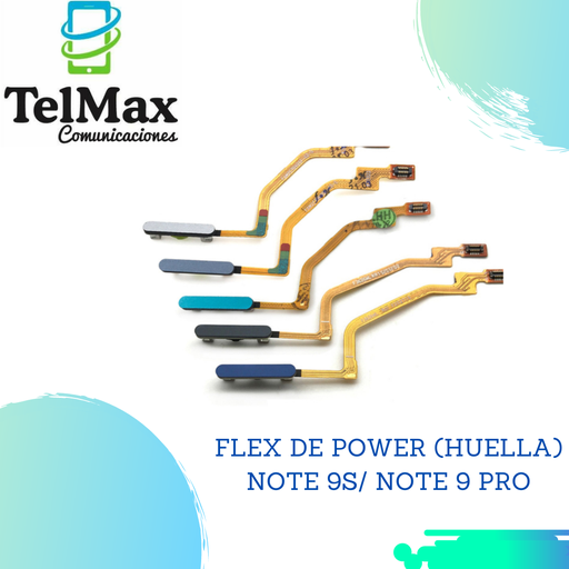 SENSOR DE HUELLA NOTE 9S/ NOTE 9 PRO
