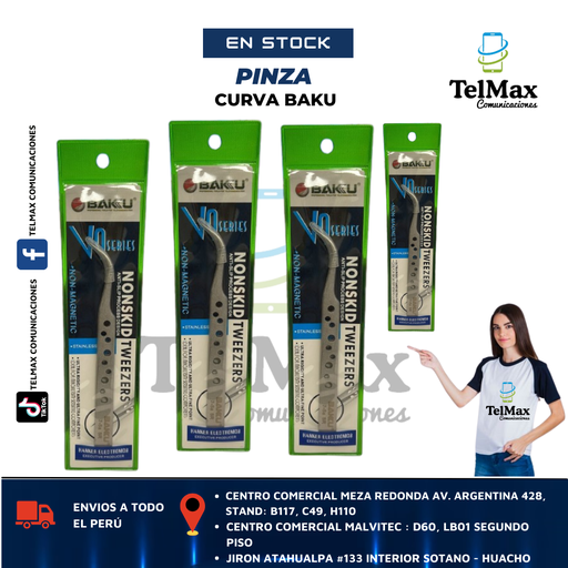 [PCBAKU] PINZA CURVA BAKU