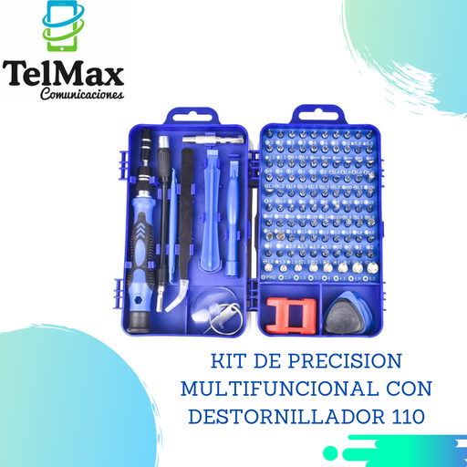 KIT DE PRECISION MULTIFUNCIONAL CON DESTORNILLADOR 110