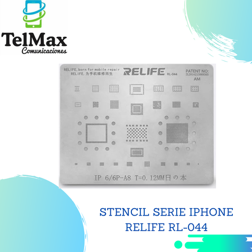 [SIRL044] STENCIL SERIE IPHONE RELIFE RL-044