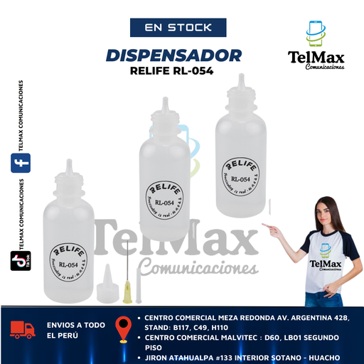 [DLMRL054] DISPENSADOR DE LIQUIDOS MULTI-USOS RELIFE RL-054
