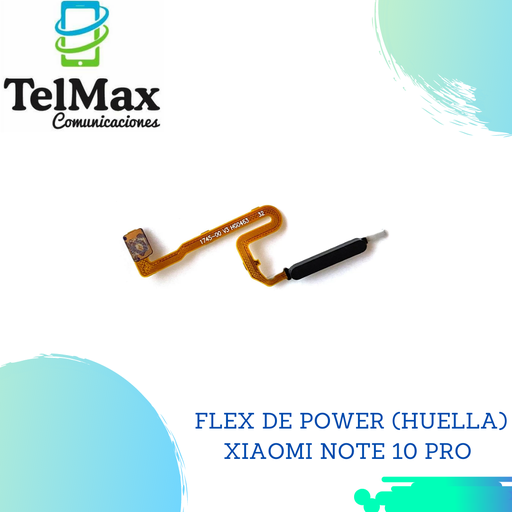 SENSOR DE HUELLA PARA XIA REDMI NOTE 10 PRO