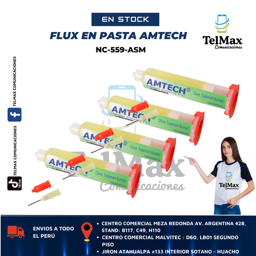 [FEPAN559] FLUX EN PASTA AMTECH NC-559-ASM