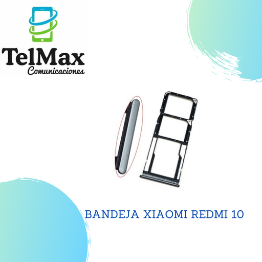 BANDEJA XIAOMI REDMI 10 (Largo)