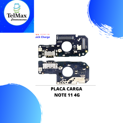 [PCXN114GO] PLACA DE CARGA XIAOMI NOTE 11 4G ORIGINAL