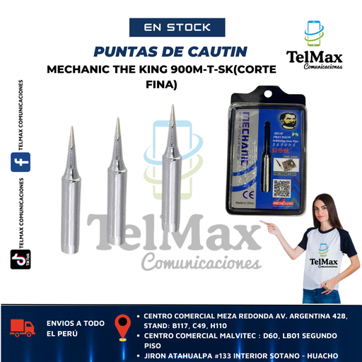 [PCMTK900] PUNTA CAUTIN MECHANIC THE KING 900M-T-SK(CORTE FINA)