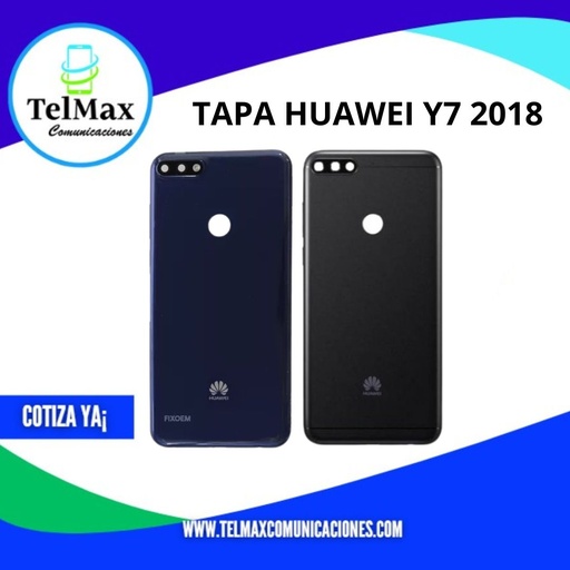 TAPA HUAWEI Y7 2018 C/HUELLA