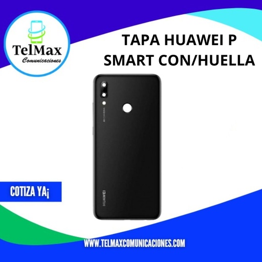 [THPS19NCH] TAPA HUAWEI P SMART 2019 ORIGINAL (C/HUELLA) (Negro)