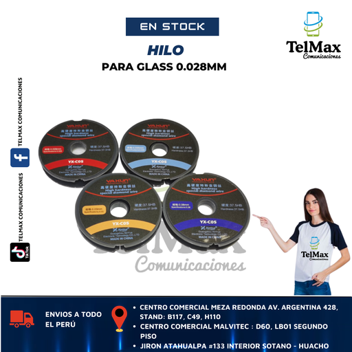 [HPG0.028] HILO PARA GLASS 0.028MM