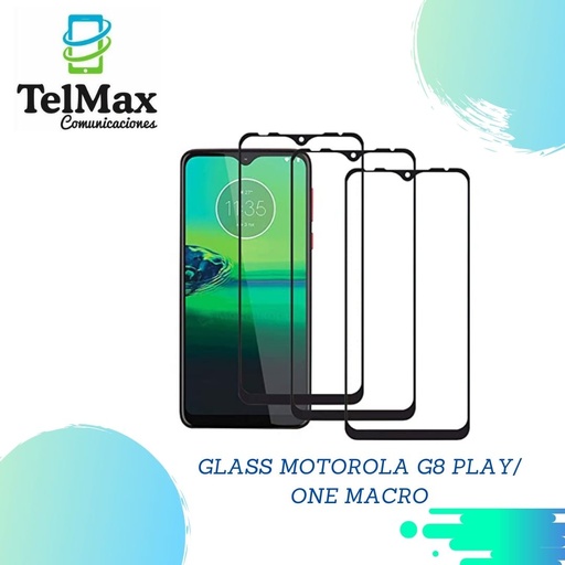 GLASS PARA MOTO G8 PLAY/ONE MACRO