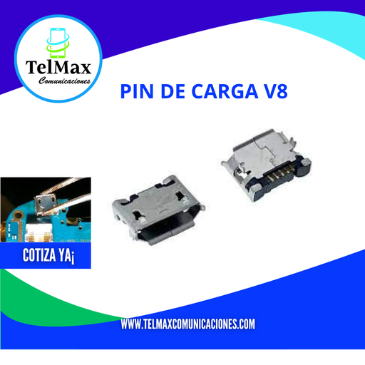 [PCMTV8] PIN DE CARGA PARA MOTO V8