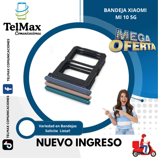 [BDXM105G] BANDEJA XIAOMI MI 10 5G