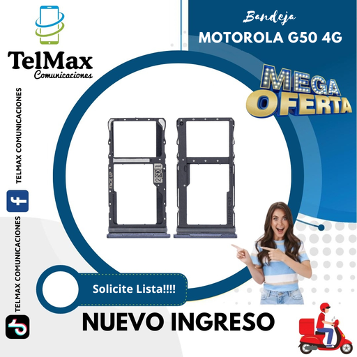 [BDMG504G] BANDEJA  MOTOROLA G50 4G