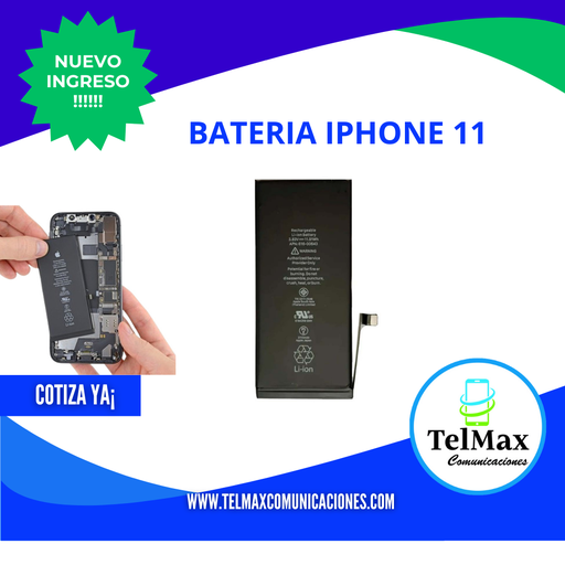 BATERIA IPHONE 11 (CON FLEX)