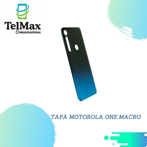 TAPA MOTOROLA ONE MACRO