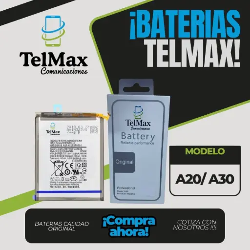BATERIA PARA SAM A20/ A30/ A30S/ A50 (EB-BA505ABU)