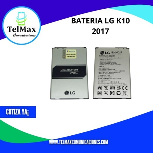 BATERIA LG K10 2017